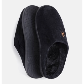 Pantuflas de hombre Presse negras negro 1