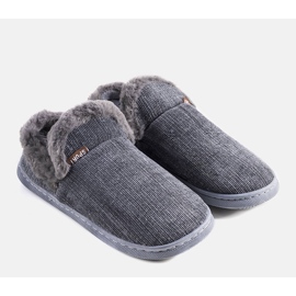 BM Zapatillas casa Voltar hombre gris 1