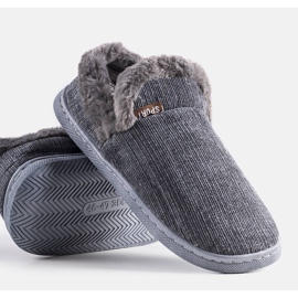 BM Zapatillas casa Voltar hombre gris 2