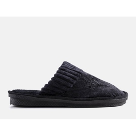 BM Babuchas negras para hombre de Lesseps negro 1