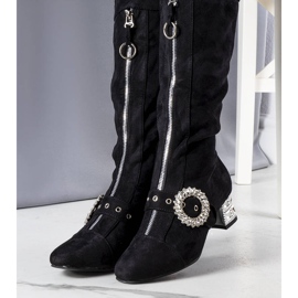 PA1 Botas negras de tacón alto de Carats negro 1