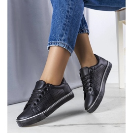 Zapatillas deportivas de ecopiel negras de Joffre negro 1