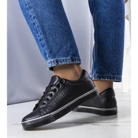Zapatillas deportivas de ecopiel negras de Joffre negro 2