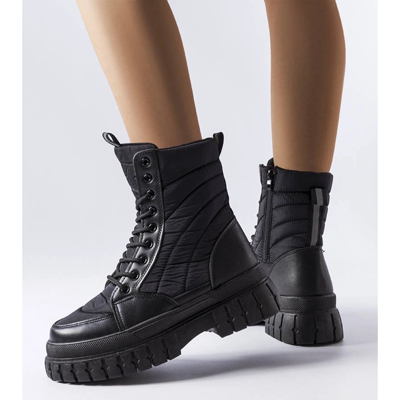 Botas de nieve con aislamiento negro Collin 1