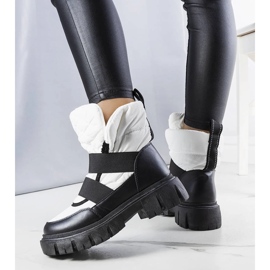 Botas para la nieve sin cordones con aislamiento blancas de Francisco blanco 2