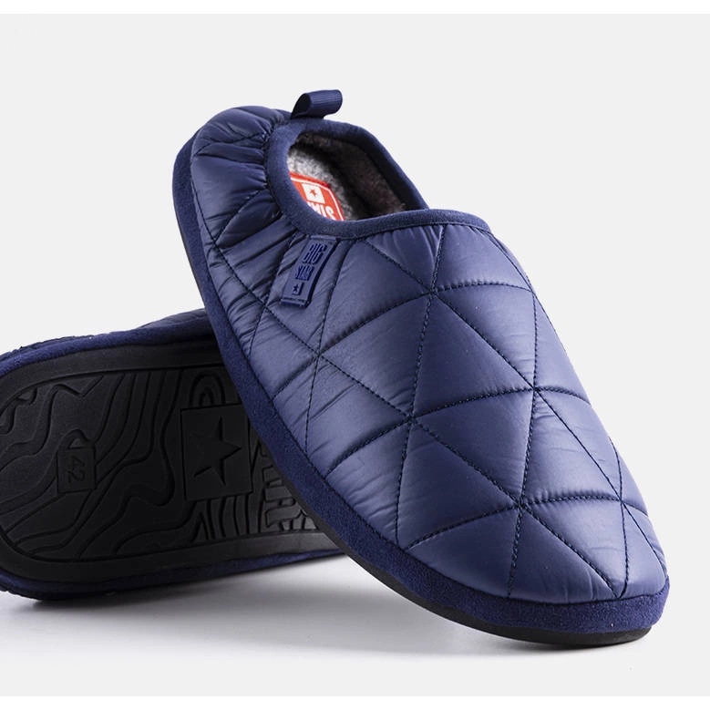 Pantuflas Big Star insuladas azul marino KK174364 1