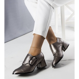 PA1 Zapatos de salón grises de Ailani plata 3