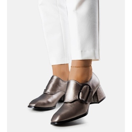 PA1 Zapatos de salón grises de Ailani plata 4