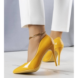 BM Tacones Tiffany lacados en naranja 2