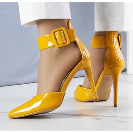 BM Zapatos de salón lacados en naranja de Sonya 2
