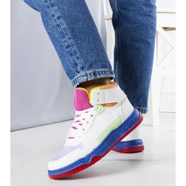 Zapatillas altas Elizabeth de colores multicolor 2