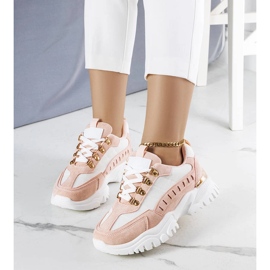 Zapatillas Mindy blancas y rosas blanco 1