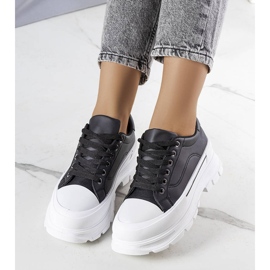 Zapatillas negras de plataforma alta de Kari negro 1