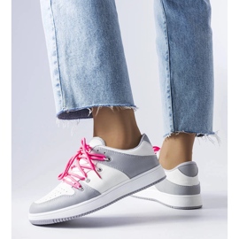 Zapatillas retro blancas Shari blanco 1