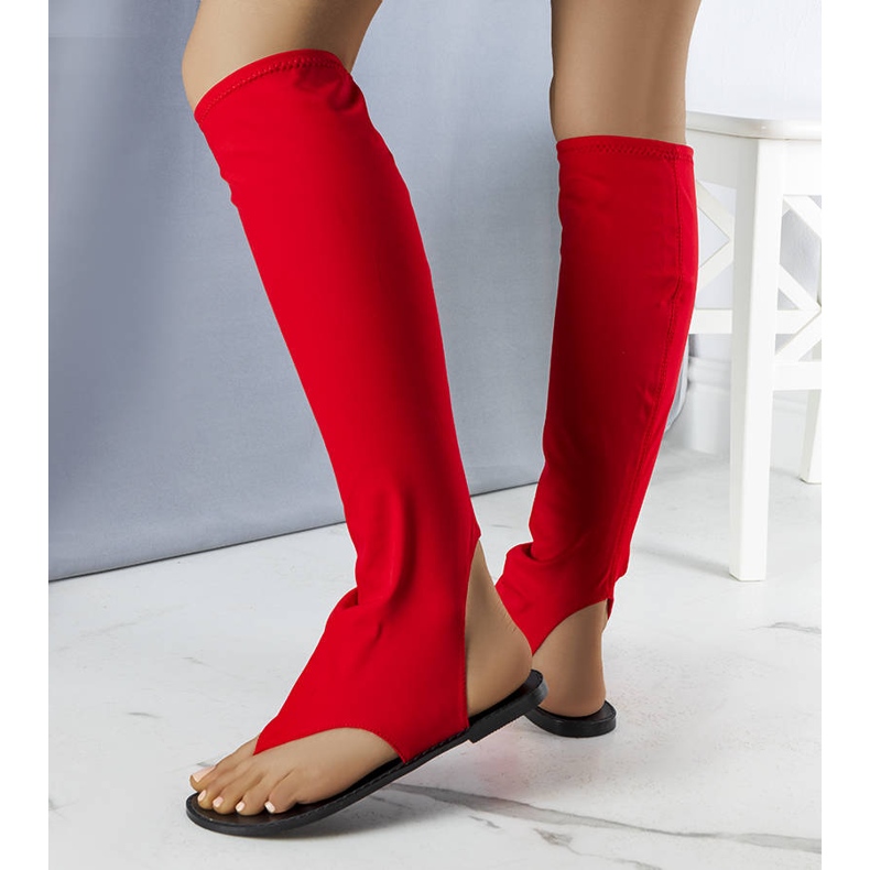 Chanclas rojas de Irma rojo 1