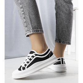 Zapatillas negras con plataforma de Johanna negro 2
