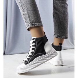 Zapatillas negras con plataforma de Terri negro 2