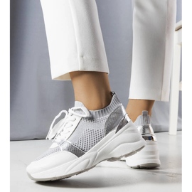 Zapatillas con cuña grises de Ann 2