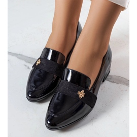 Salón Vinceza de charol negro 1