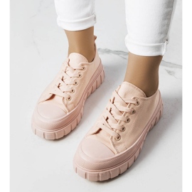 Zapatillas rosas con plataforma de Laverne. rosado 2