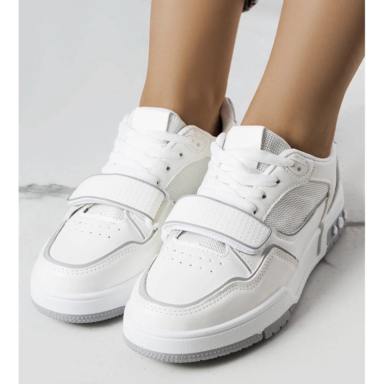 Zapatillas de mujer Ollie grises blanco 1 Zapatillas de mujer Ollie grises blanco 1