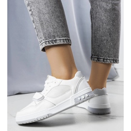 Zapatillas de mujer Ollie grises blanco 2