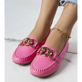 Mocasines Norma rosa con cadena rosado 1 Mocasines Norma rosa con cadena rosado 1