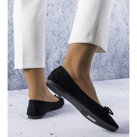 Bailarinas negras con lazo Gaillou negro 1