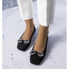 Bailarinas negras con lazo Gaillou negro 2