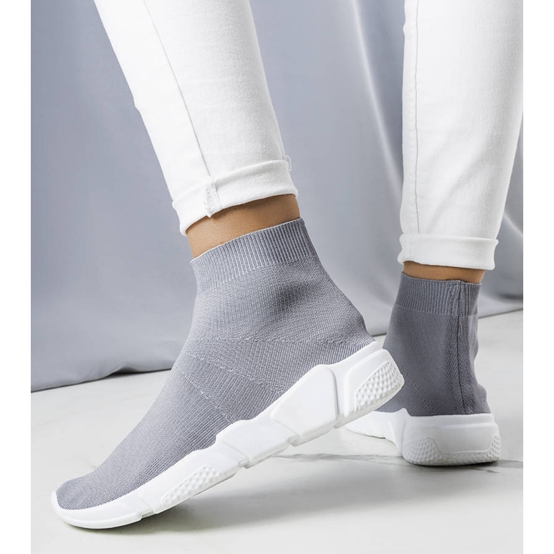 Zapatillas altas grises de William 1