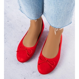 Bailarinas rojas con lazo Chandonnet rojo 2