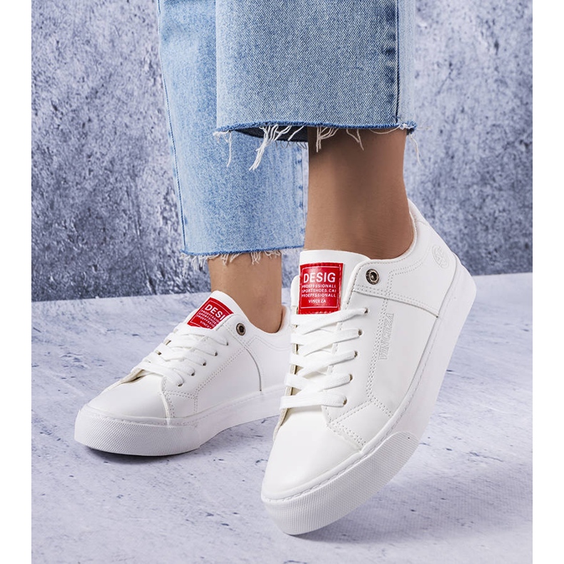 Vinceza Zapatillas clásicas blancas Vincez blanco 1