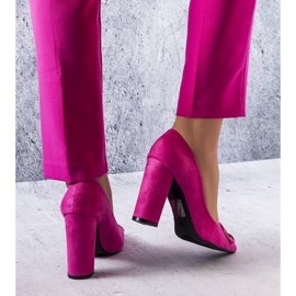 Zapatos de salón elegantes rosas de Vinceza rosado 2