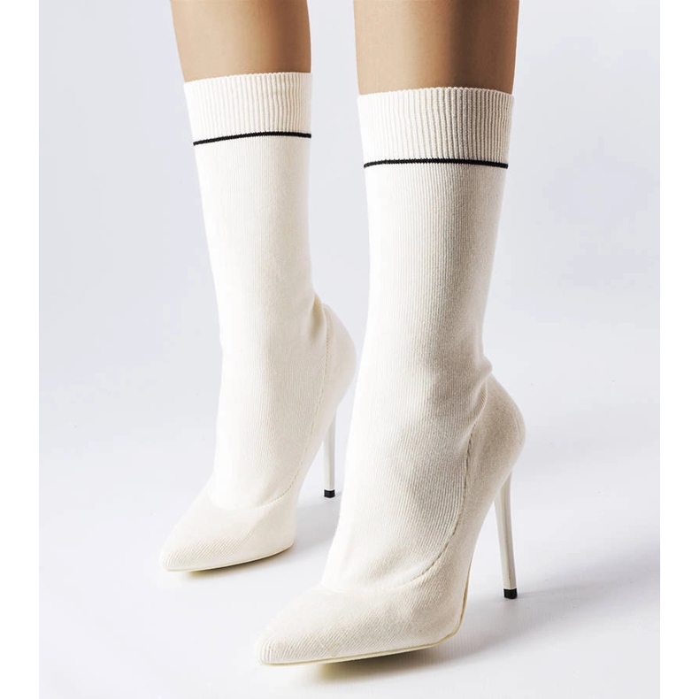 Botas calcetín blancas de Pelletier blanco 1 Botas calcetín blancas de Pelletier blanco 1