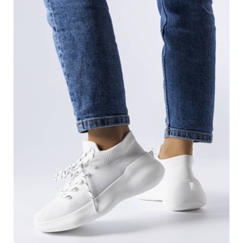 Deportivas de tejido blanco de Lavallée 1