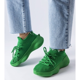 Deportivas de tejido verde de Lavallée 1