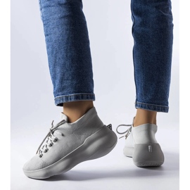 Deportivas de tejido gris de Lavallée 1 Deportivas de tejido gris de Lavallée 1