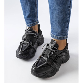 BM Glamorosas zapatillas negras de Desforges negro 2