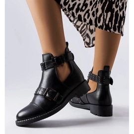 Botas negras con aberturas de Blondlot negro 2