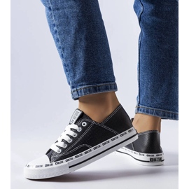 Deportivas negras caladas Big Star FF274023 negro 1 Deportivas negras caladas Big Star FF274023 negro 1