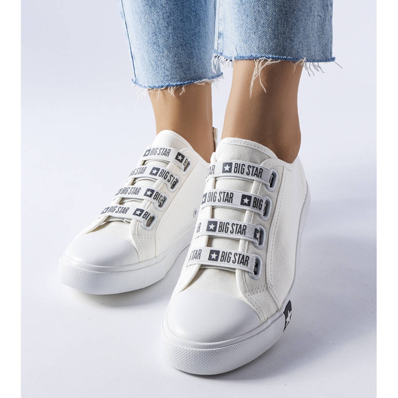 Big Star HH274094 zapatillas blancas sin cordones blanco 1