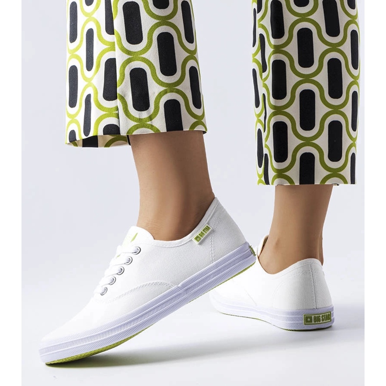 Deportivas Big Star JJ274260 tejido blanco 1