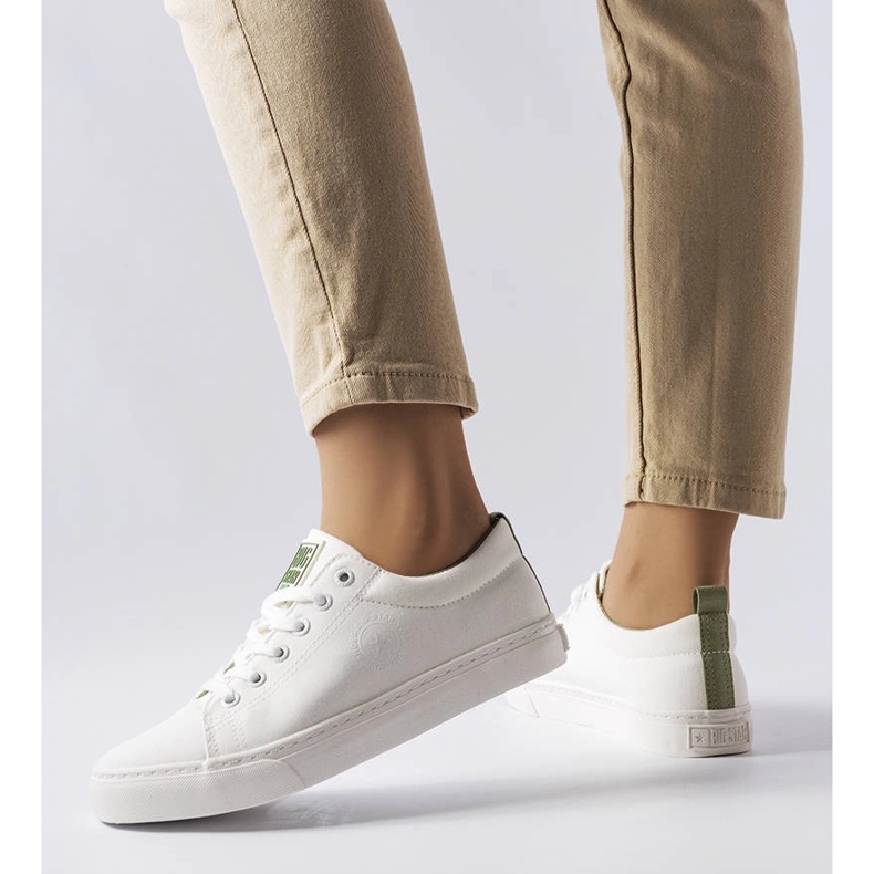 Deportivas Big Star LL274248 tejido blanco 1