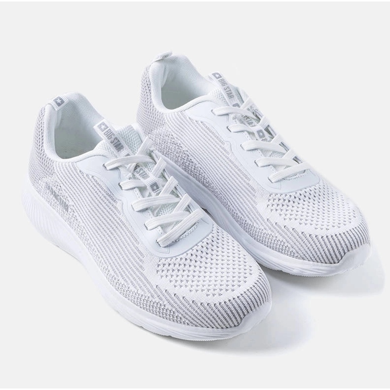Deportivas Big Star de hombre blancas y grises JJ174286 blanco 1