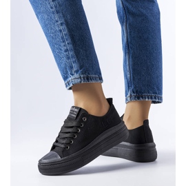 Lee Cooper LCW-23-44-1624L zapatillas negras negro 1