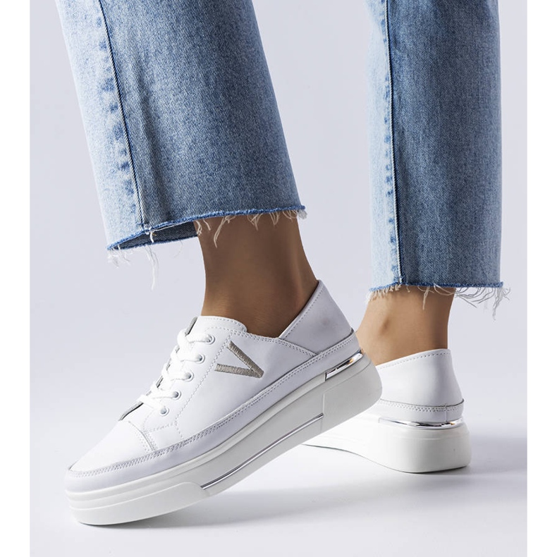 Vinceza Zapatillas Vincez luz blanca blanco 2