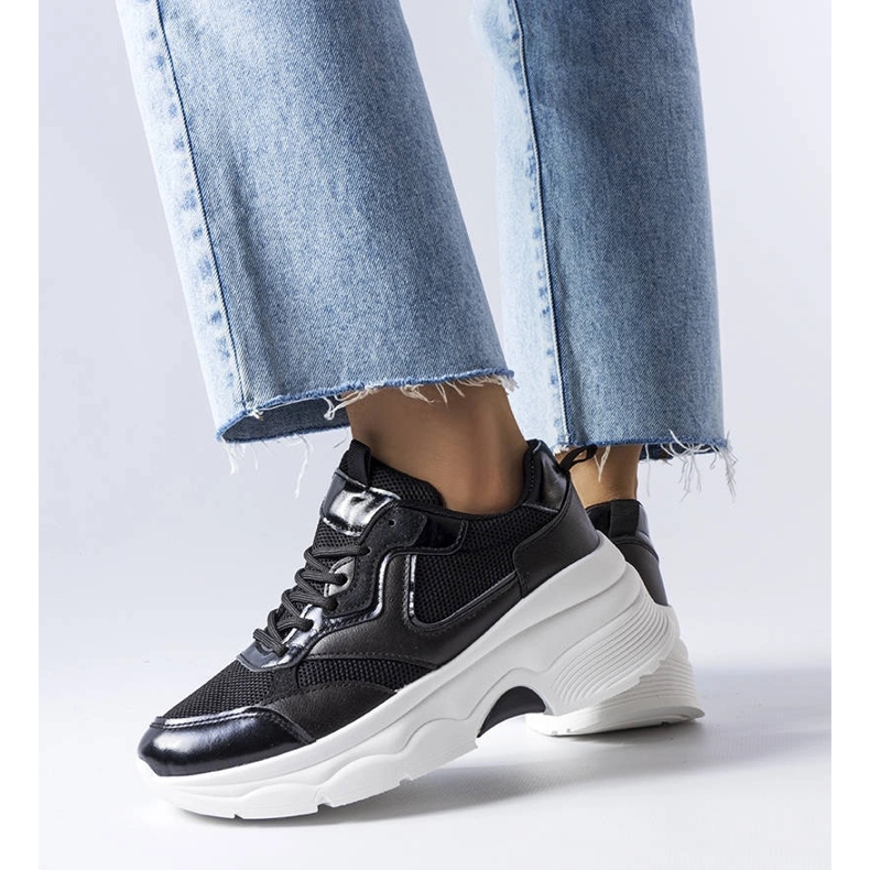 Zapatillas negras de mujer de Séguin negro 1