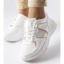 Deportivas blancas de materiales combinados de Caya blanco 2