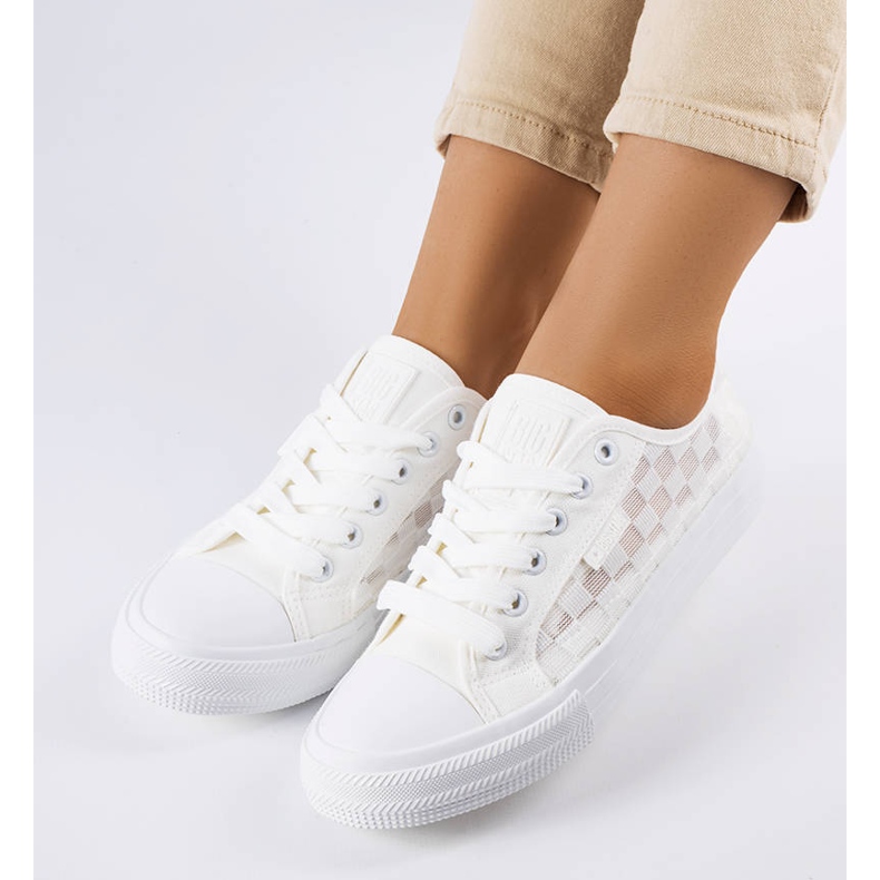 Big Star LL274071 zapatillas blancas de malla blanco 1