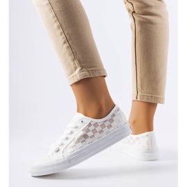Big Star LL274071 zapatillas blancas de malla blanco 2